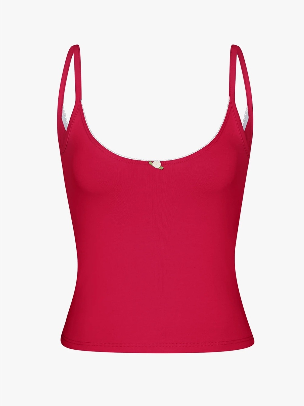 Ray Boi Scoop Back Cami in Cherry